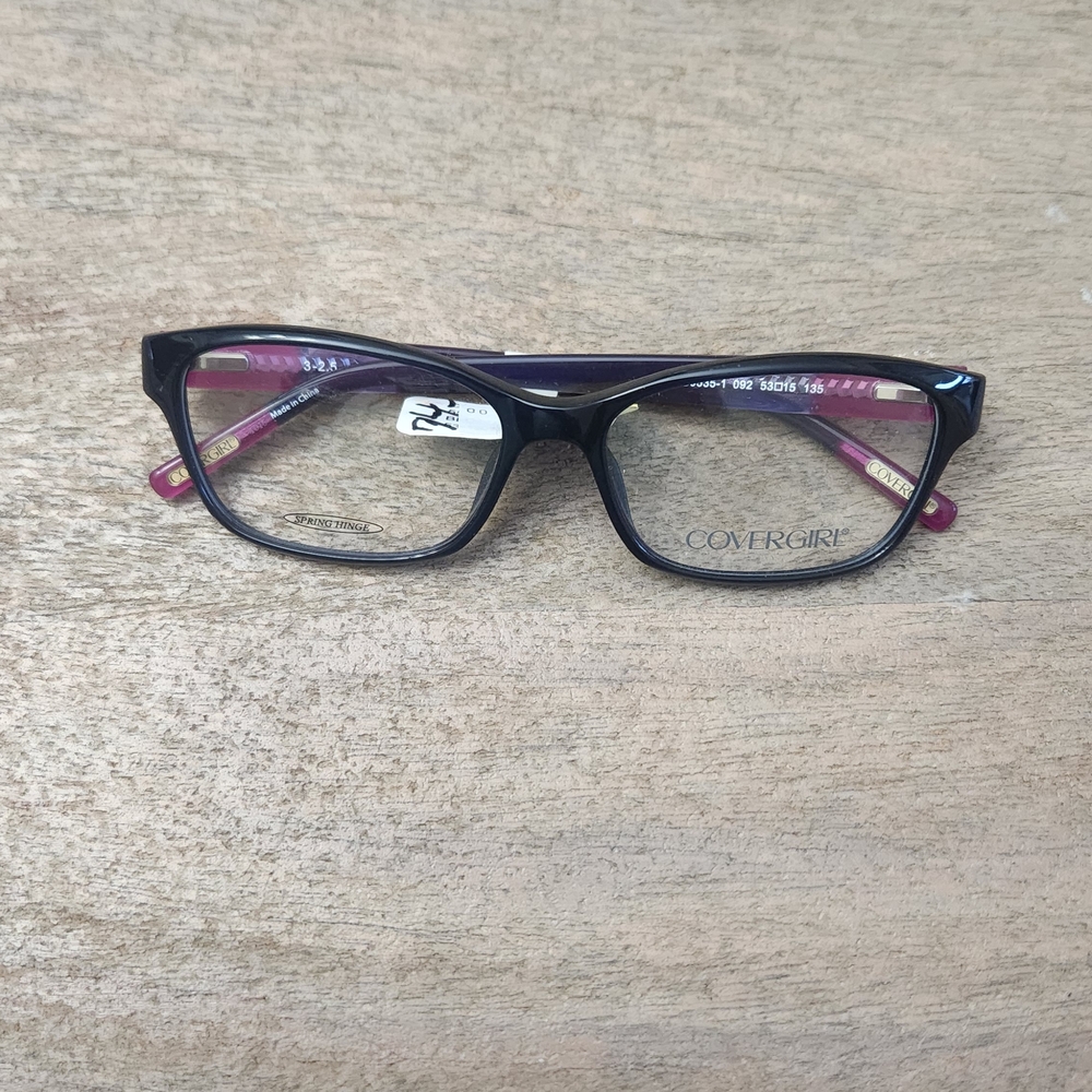 CoverGirl Dark Blue, Purple and Pink Glasses Frame
